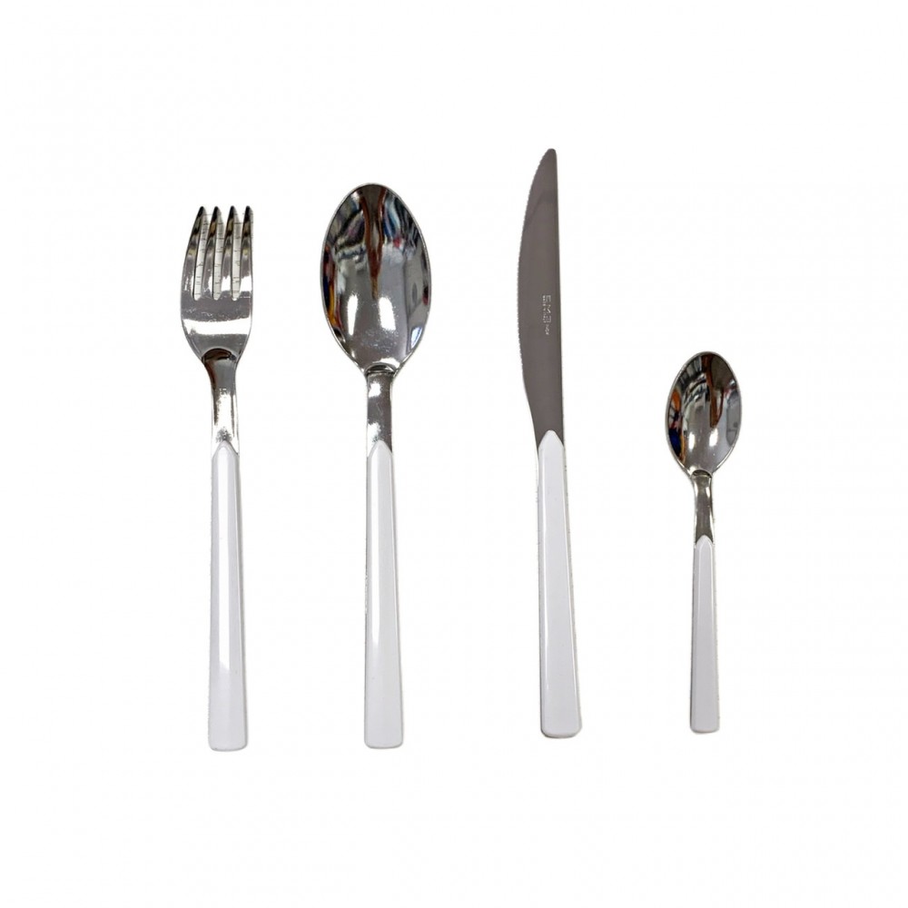 Set 24 posate in acciaio inox Made in Italy